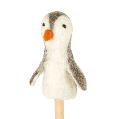 Pingouin marionnette à doigt
