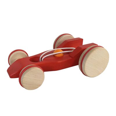 Rennauto "Flitzy" in rot | edukatives Spielzeug aus Holz für Kinder ab 1 Jahr