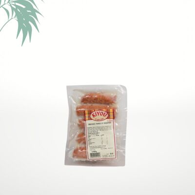 Saucisses fumées pimentées - 400g - Kiyou