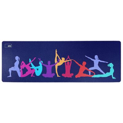 Exercices sur tapis de yoga