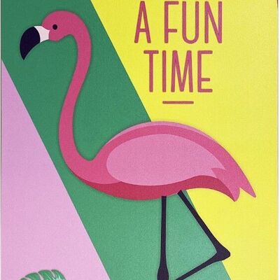 Leisure mat pop art flamingo