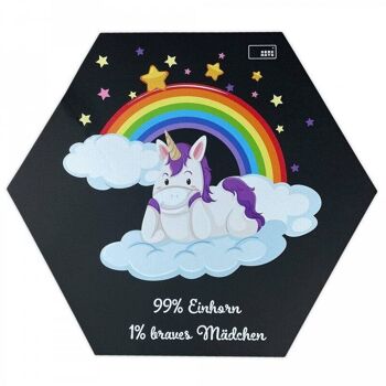 Tapis enfant licorne arc-en-ciel 1