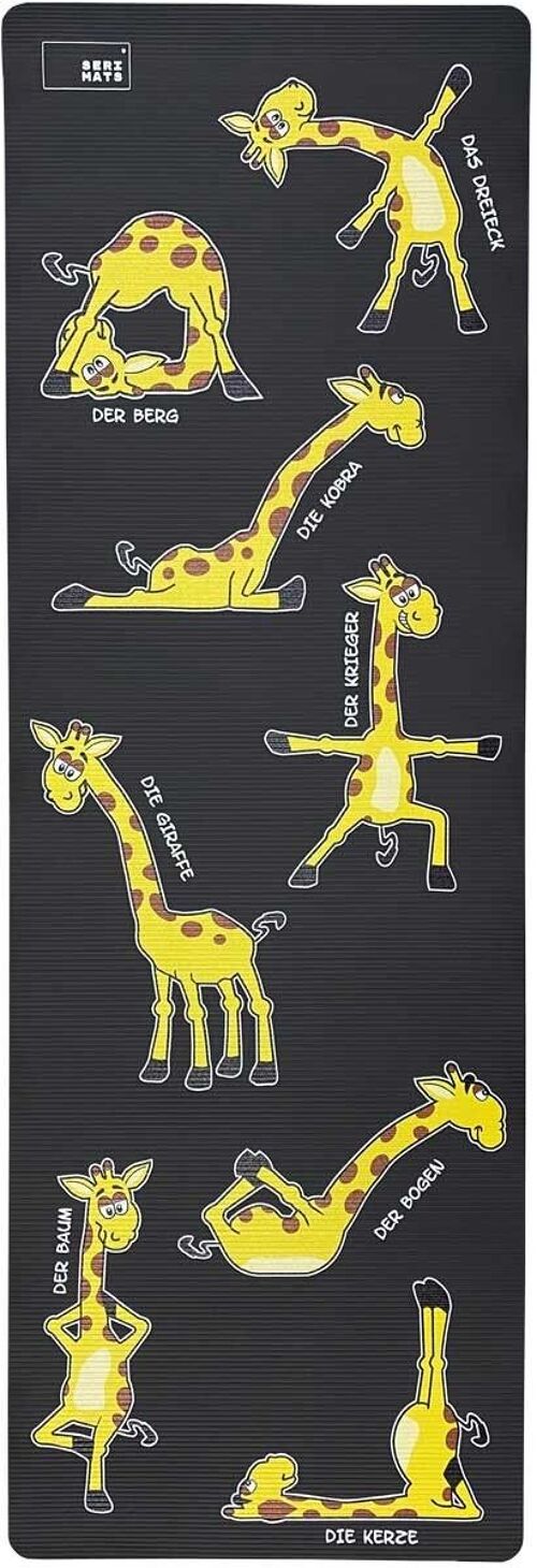 Kindermatte Yoga Giraffe