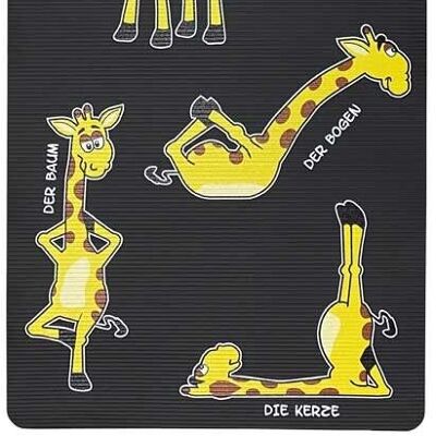 Kindermatte Yoga Giraffe