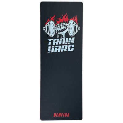 Tapis de yoga Benfica Train Hard - Vertical