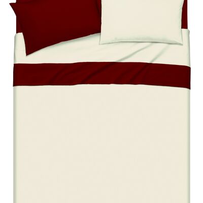 Bed Set, Natural / Bordeaux (BIC780960)