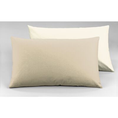 Pair of Pillowcases, Double-sided, Natural / Sand (DIG780256)