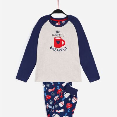 ADMAS Long Sleeve Family Breakfast Pajamas for Girls