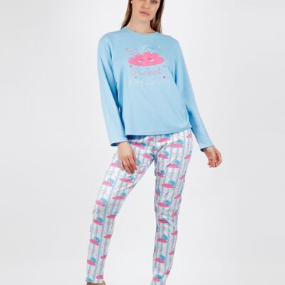 ADMAS Pijama Manga Larga Sweet Dreams para Mujer