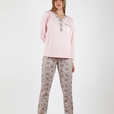 ADMAS GARDEN Pijama Tapeta Manga Larga Made With Love par...