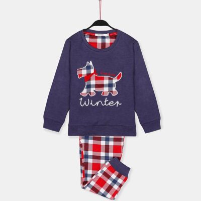 ADMAS Lou Lou Winter-Langarm-Pyjama für Mädchen