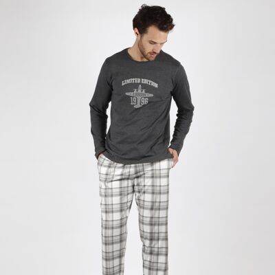 ADMAS Air Born Long Sleeve Pajamas for Men - JASPE GRAY