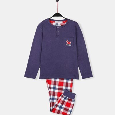 ADMAS Lou Lou Winter-Langarm-Pyjama für Jungen
