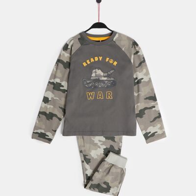 DIVER War Long Sleeve Pajamas for Boys