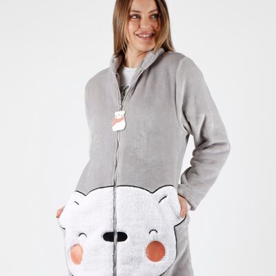 ADMAS Hello Winter Warmer Langarmmantel für Damen