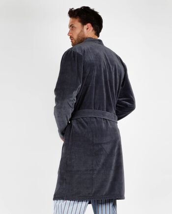 ADMAS CLASSIC Robe à manches longues à rayures pour homme 3