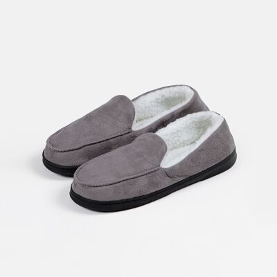 ADMAS Suede House Slippers for Men