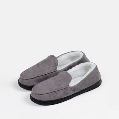 ADMAS Suede House Slippers for Men