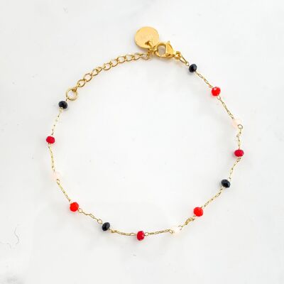 Pulsera Poppy Perles rojo