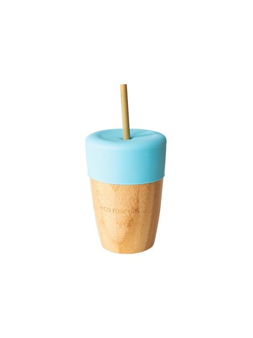 Bamboo Cup with Straws