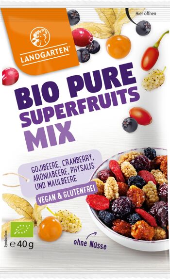 Mélange de superfruits purs biologiques