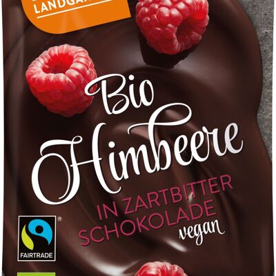 Bio Himbeere in Zartbitter-Schokolade