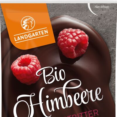 Bio Himbeere in Zartbitter-Schokolade