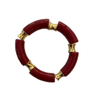 Bracelet tube Jozemiek - rouge automne 1