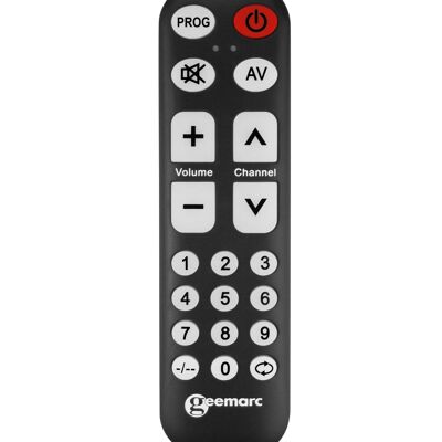 UNIVERSAL TV1 REMOTE CONTROL 19 Programmable Buttons