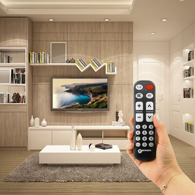 UNIVERSAL TV10 REMOTE CONTROL 19 Programmable Buttons - 2 programmable TVs