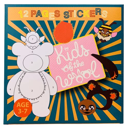 Pochette stickers ours