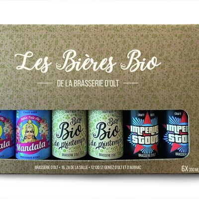 Coffret Bière BIO 6x33cl