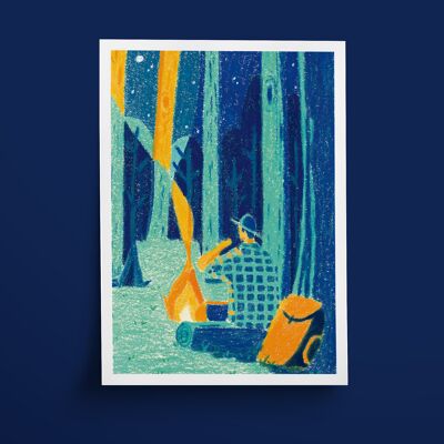 Postcard - The Campfire