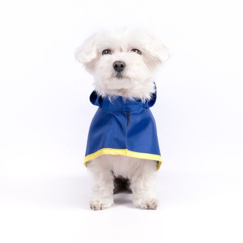 Capa de Lluvia para perro Groc Groc Lola Azul Vivo - S