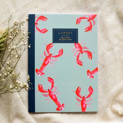Stationery Notebook A5 - Lobsters