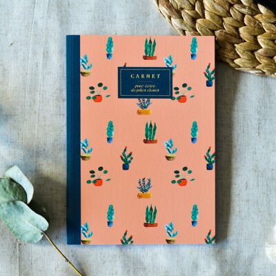 Cuaderno de papelería A5 - Pequeñas plantas y flores