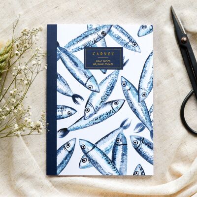 Stationery Notebook A5 - Sardines