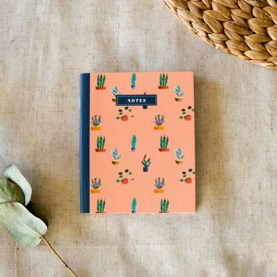 Kleines Notizbuch-Briefpapier – kleine Pflanzen und Blumen