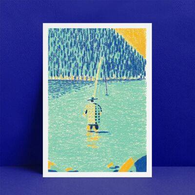 Il pescatore - Poster A4