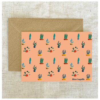 Papeterie Carte Postale  A6 - Les Petites Plantes & Fleurs
