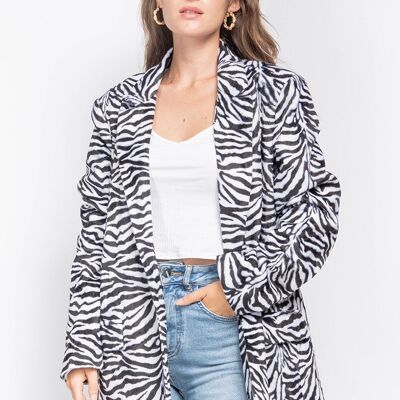 Zebra print jacket