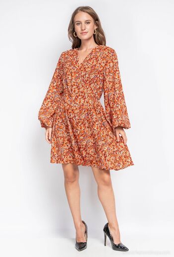 Robe à imprimé fleurs 1