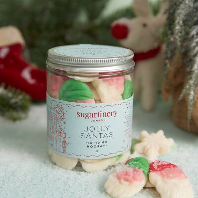 Jolly Santa's Ho Ho Ho Hooray ! Christmas Sweet Jar- UK ONLY