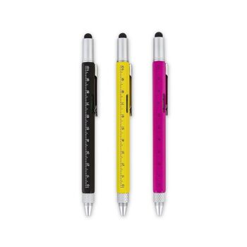 Stylo outil avec 5 fonctions, 3 assorties 3