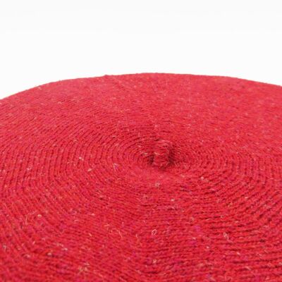 Eco Chic Beret - Bright Red