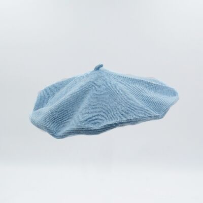 EcoJean Child Beret - Clear Sky