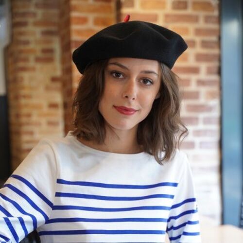 Beret Vintage Edition Noir - Skieur