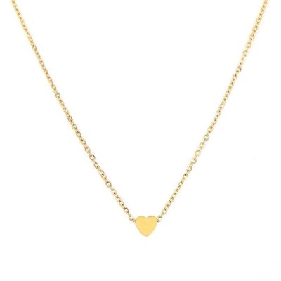 gold necklace sweet heart