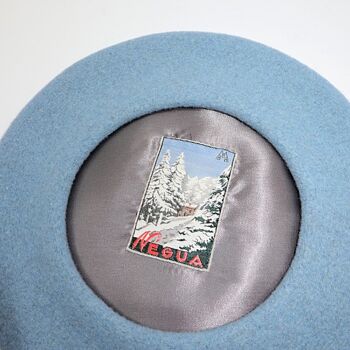 Beret Vintage Edition Bleu Crep - Negua 4