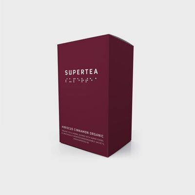 Supertea Hibiscus Cinnamon Organic Tea